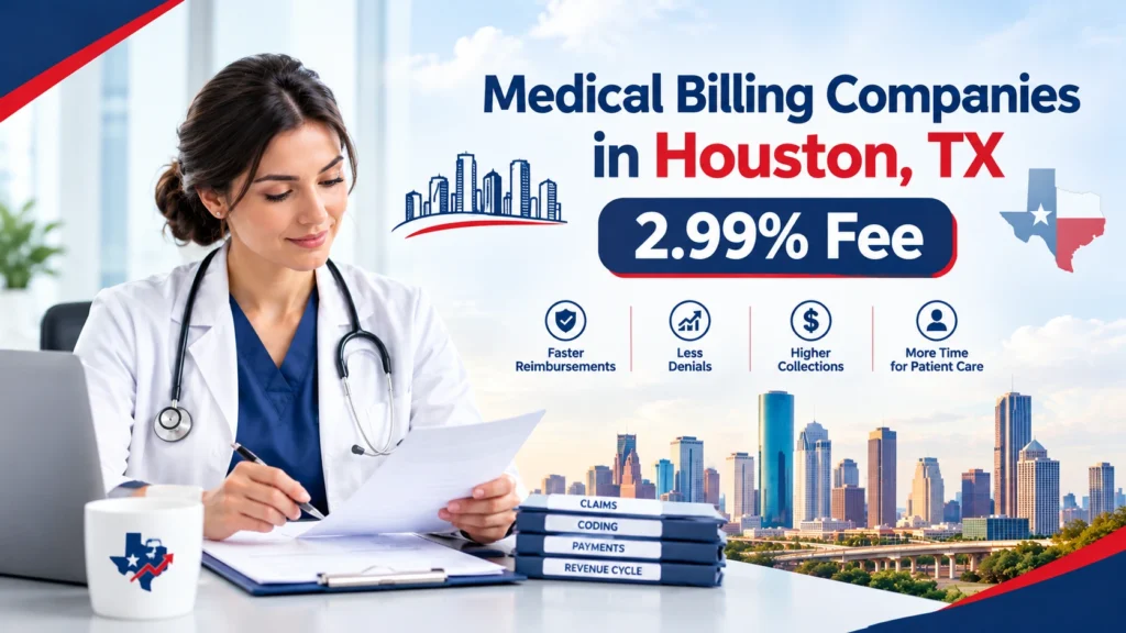 Medical Billing Companies in Houston, TX | 2.99% of Collections